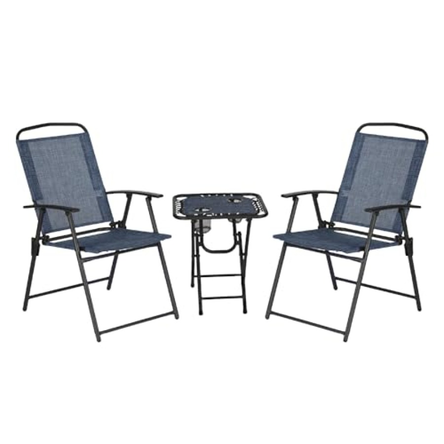 Outdoor Furniture Set - Trapper's Peak 3-Piece Folding Outdoor Patio