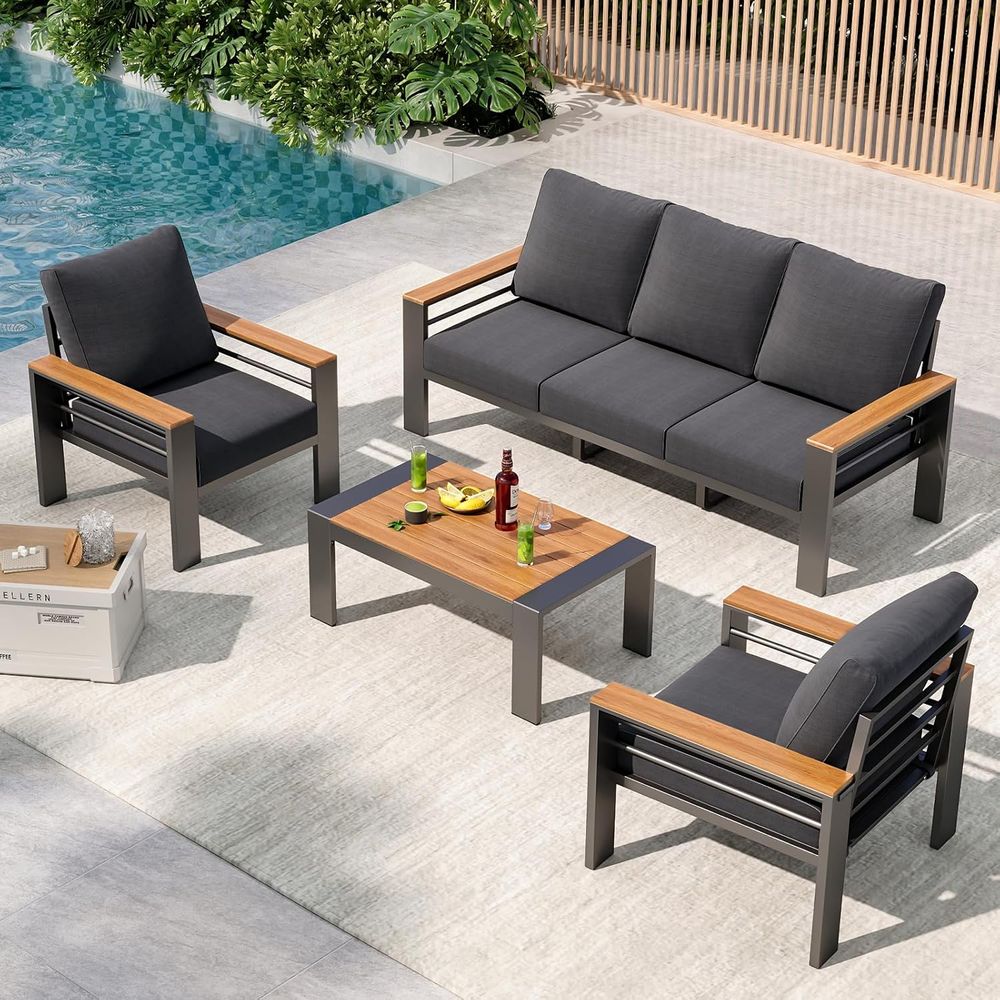 Outdoor Furniture On Sale - 5-Seat Outdoor Sectional Patio Set with