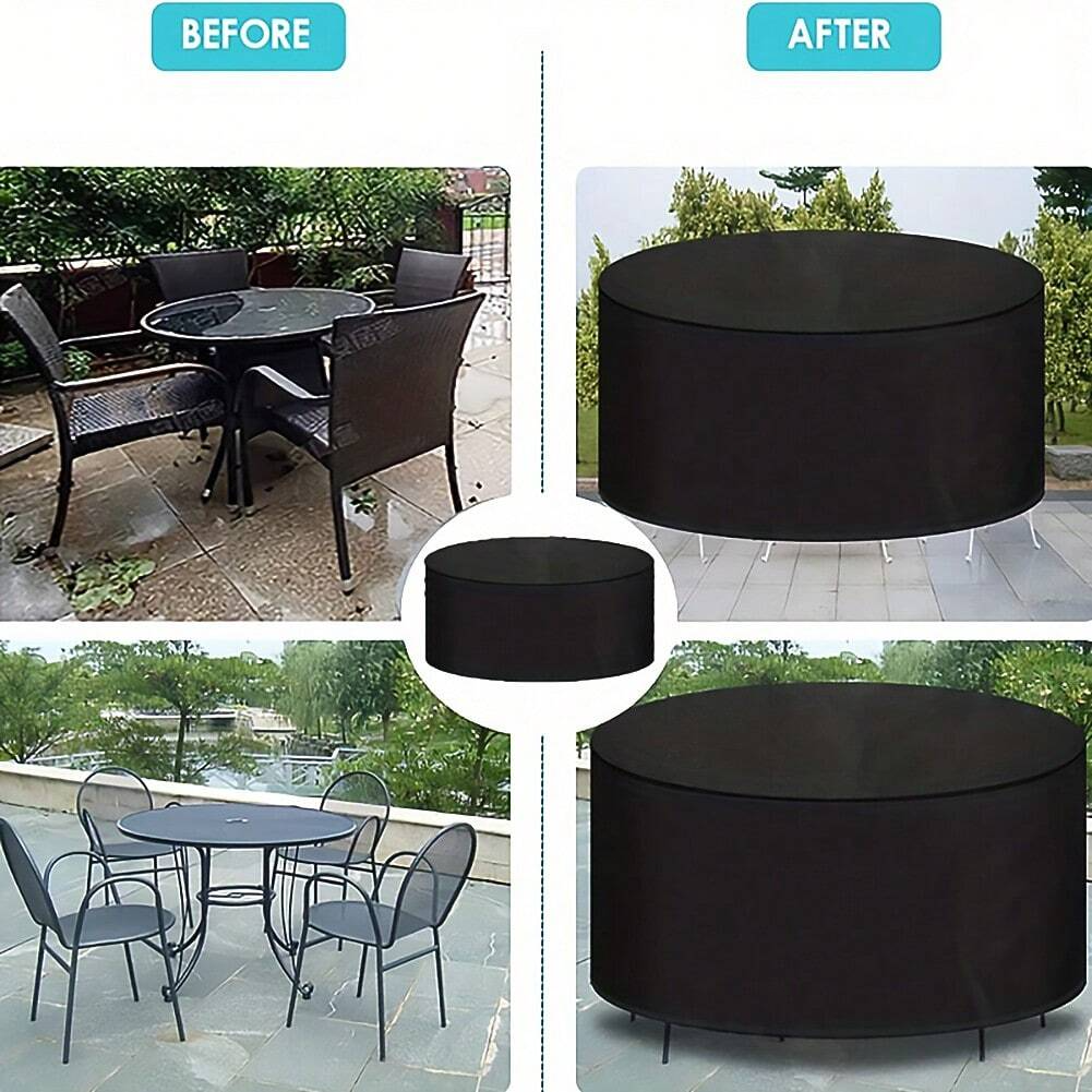 Outdoor Furniture Covers Waterproof - Waterproof Round Patio Furniture Cover -