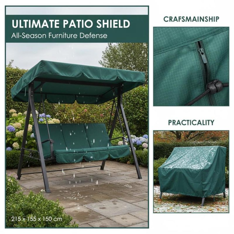 Patio 3 Seater Swing Chair Ben - Outdoor Furniture Sofa avis et prix