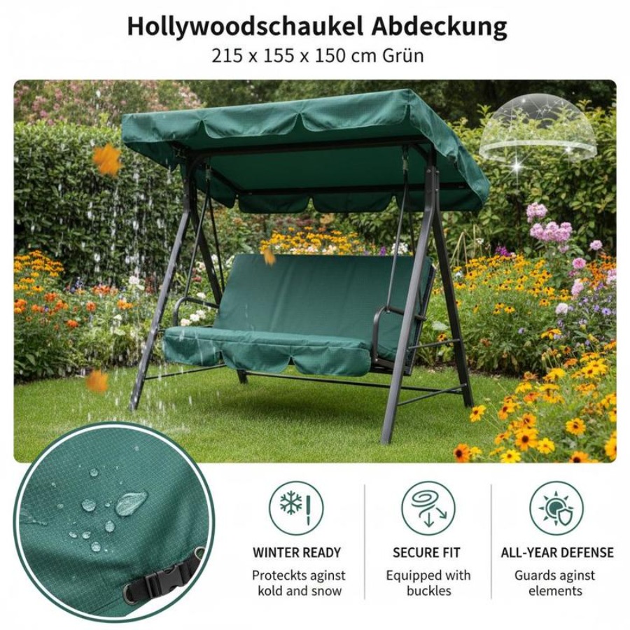 Patio 3 Seater Swing Chair Ben - Outdoor Furniture Sofa avis et prix