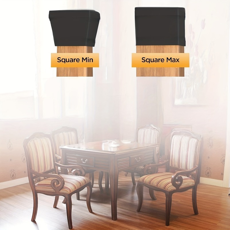 12pcs Large Silicone Chair & T - Outdoor Furniture Leg Protectors avis et prix