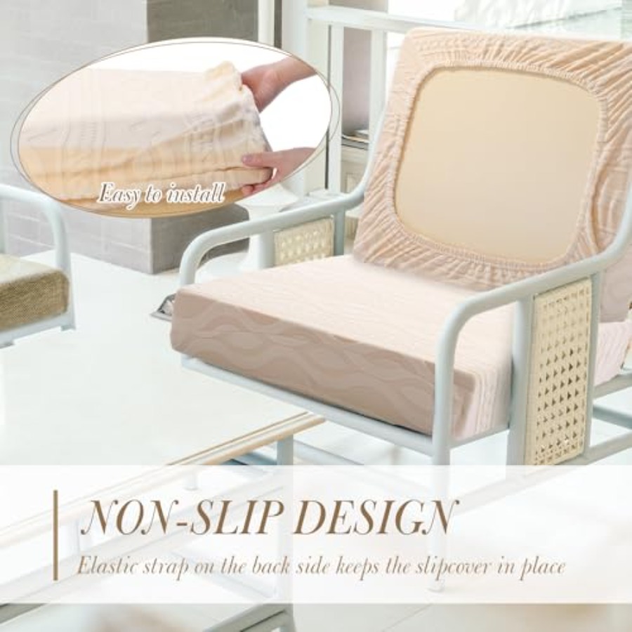 8Pcs Stretch Patio Cushion Cov - Outdoor Furniture Sofa avis et prix