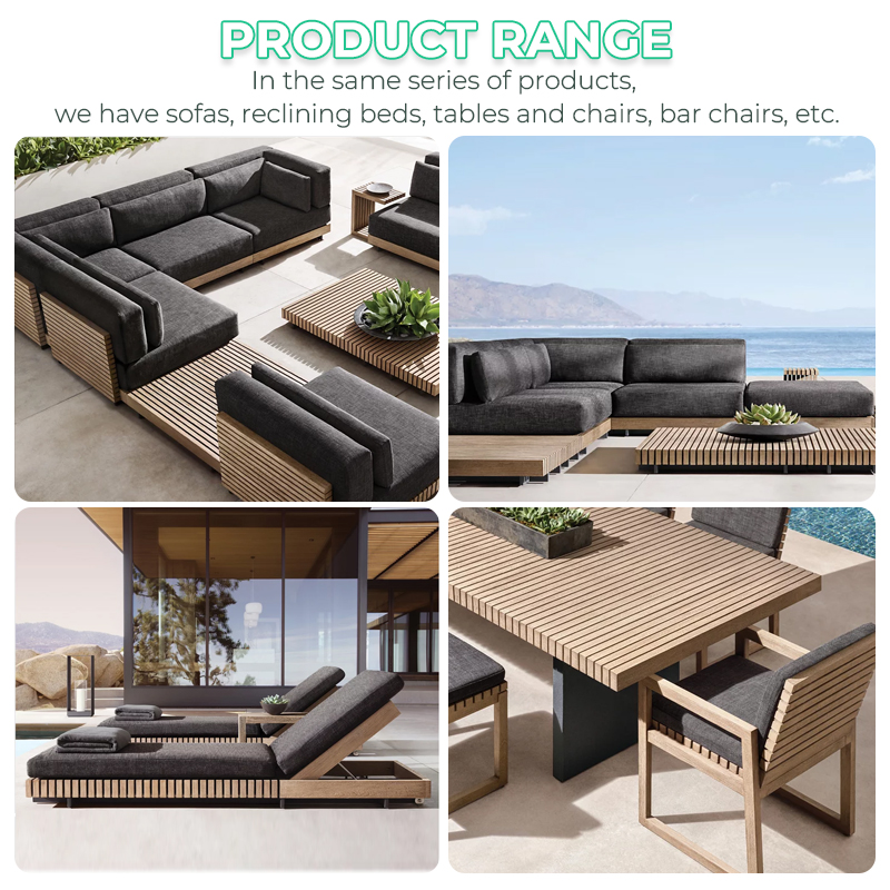 Villa Luxury Teak Outdoor Sofa - Outdoor Furniture Teak avis et prix