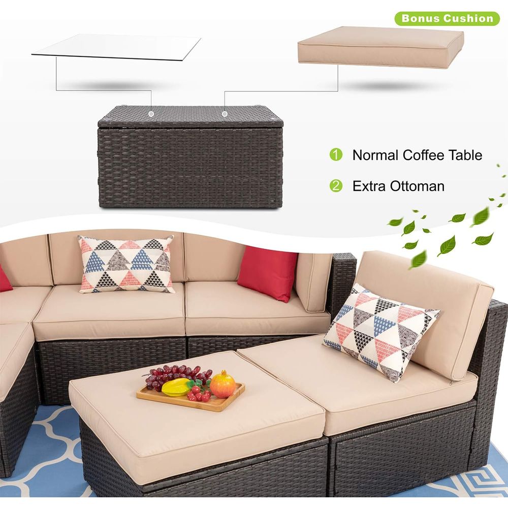6 Piece Patio Furniture Set, S - Outdoor Furniture Small avis et prix