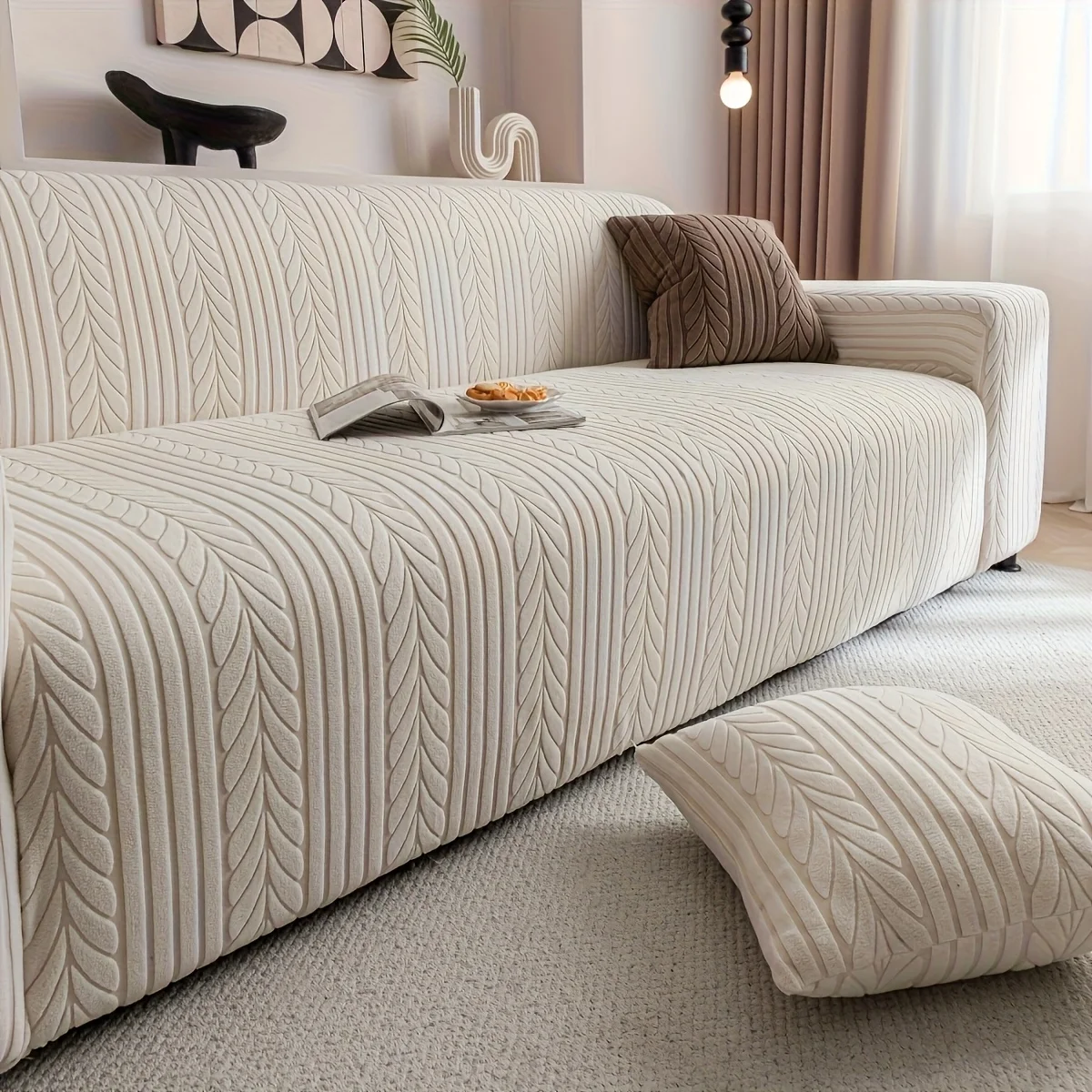 us1 Striped Sofa Cover, Washab - Outdoor Furniture Fabric avis et prix