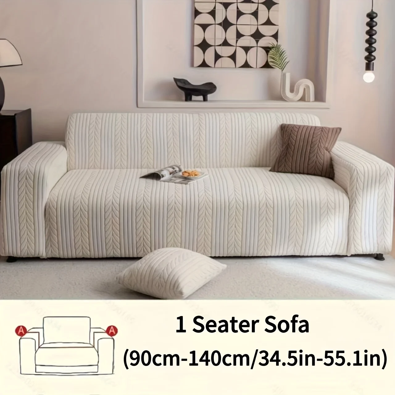us1 Striped Sofa Cover, Washab - Outdoor Furniture Fabric avis et prix