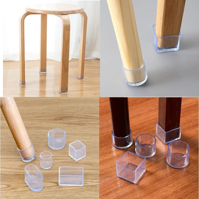 16Pcs Chair Leg Caps Rubber Fe - Outdoor Furniture Leg Protectors avis et prix
