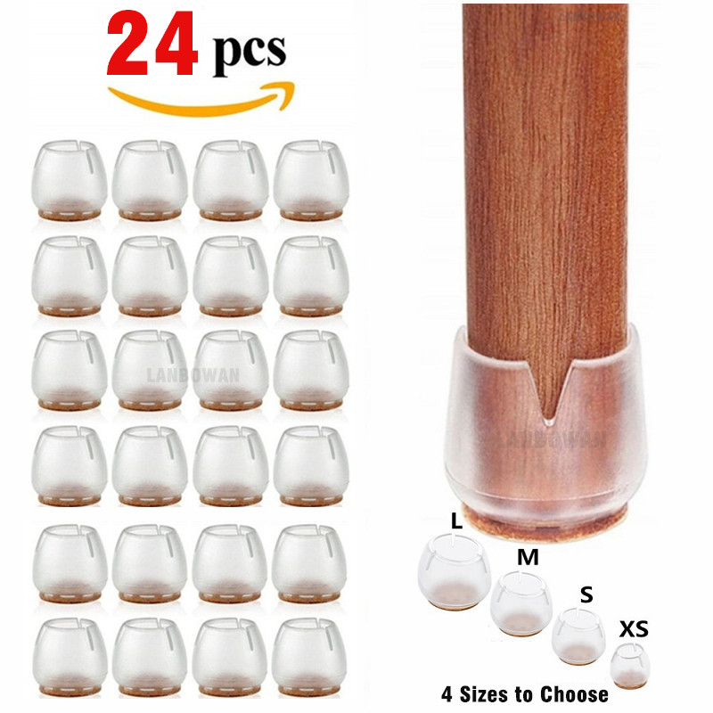 24pcs Silicone Chair Leg Prote - Outdoor Furniture Leg Protectors avis et prix