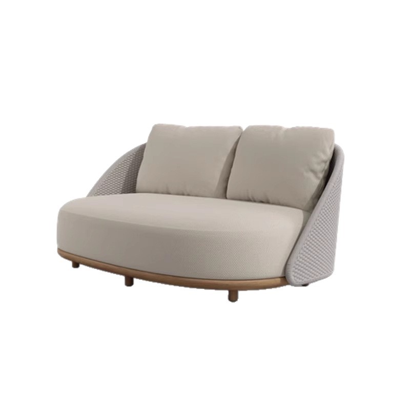 Nordic outdoor teak sofa villa - Outdoor Furniture Teak avis et prix
