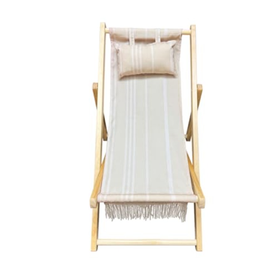 Vintage Sun Lounger Sling Chai - Deck Chair Lounger avis et prix