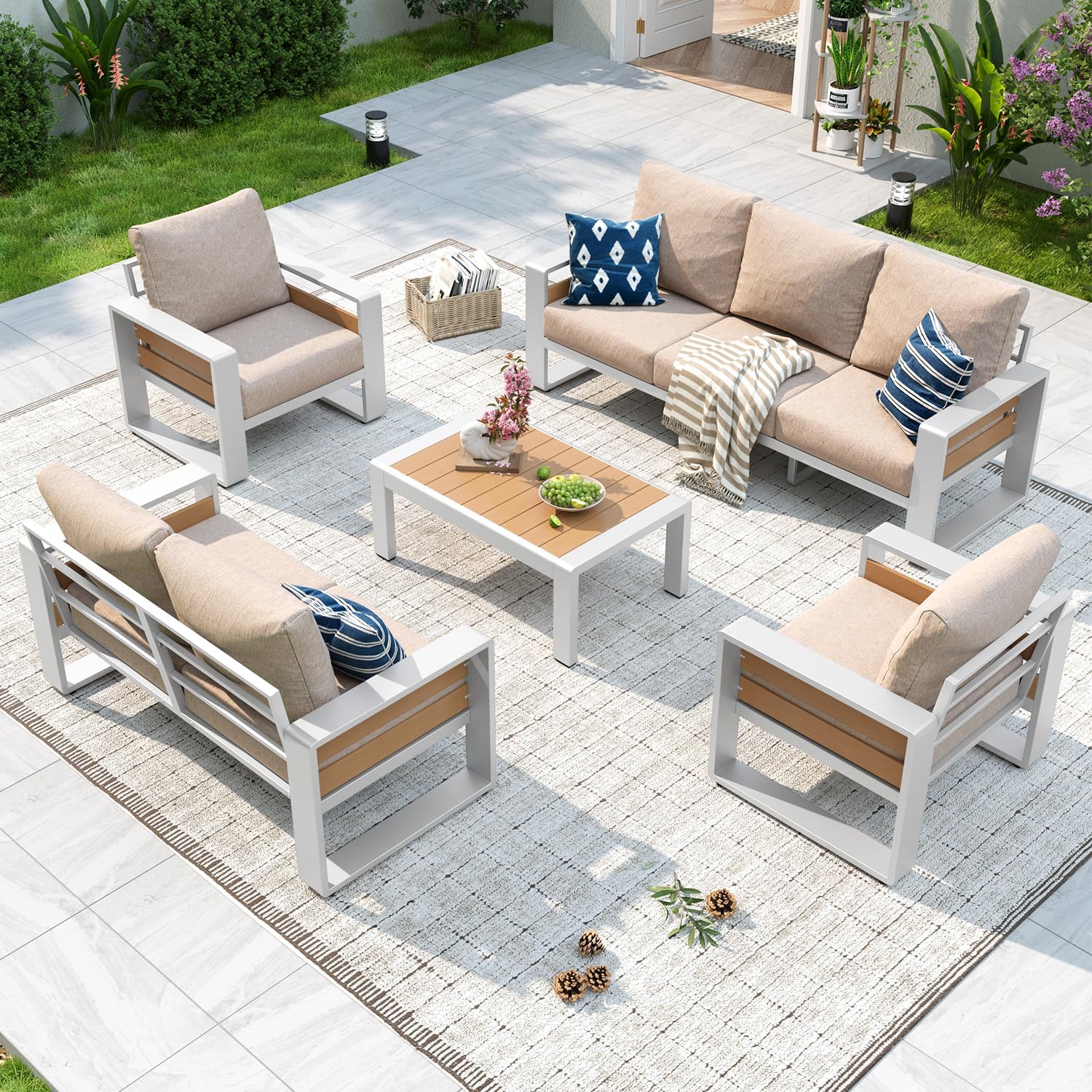 Aluminum Patio Furniture Set,  - Outdoor Furniture Japanese Style avis et prix