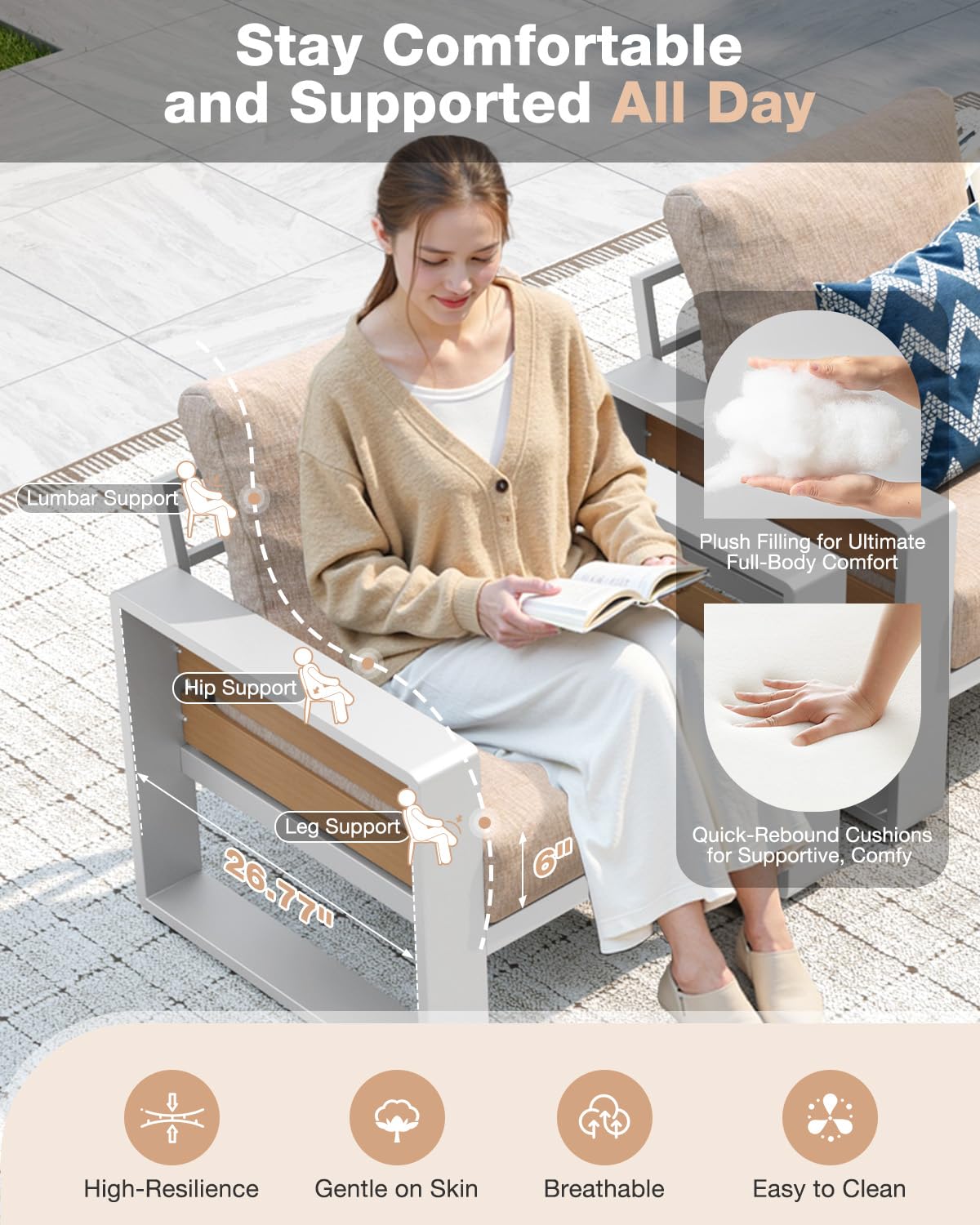 Aluminum Patio Furniture Set,  - Outdoor Furniture Japanese Style avis et prix