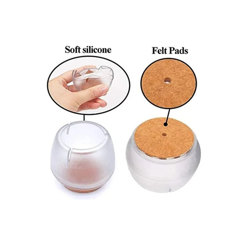 24PCS Chair Leg Caps Silicone  - Outdoor Furniture Leg Protectors avis et prix