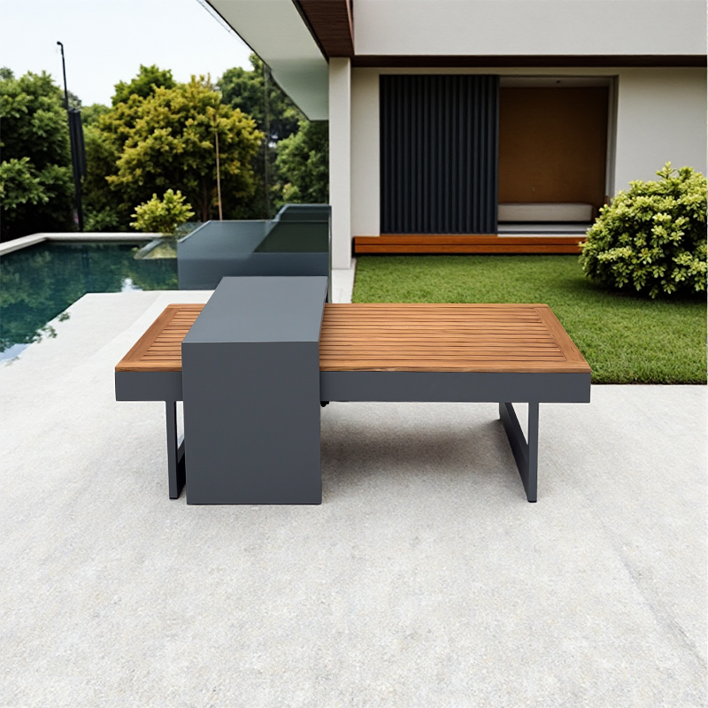 Modern Outdoor Teak Sofa Set G - Outdoor Furniture On Sale avis et prix