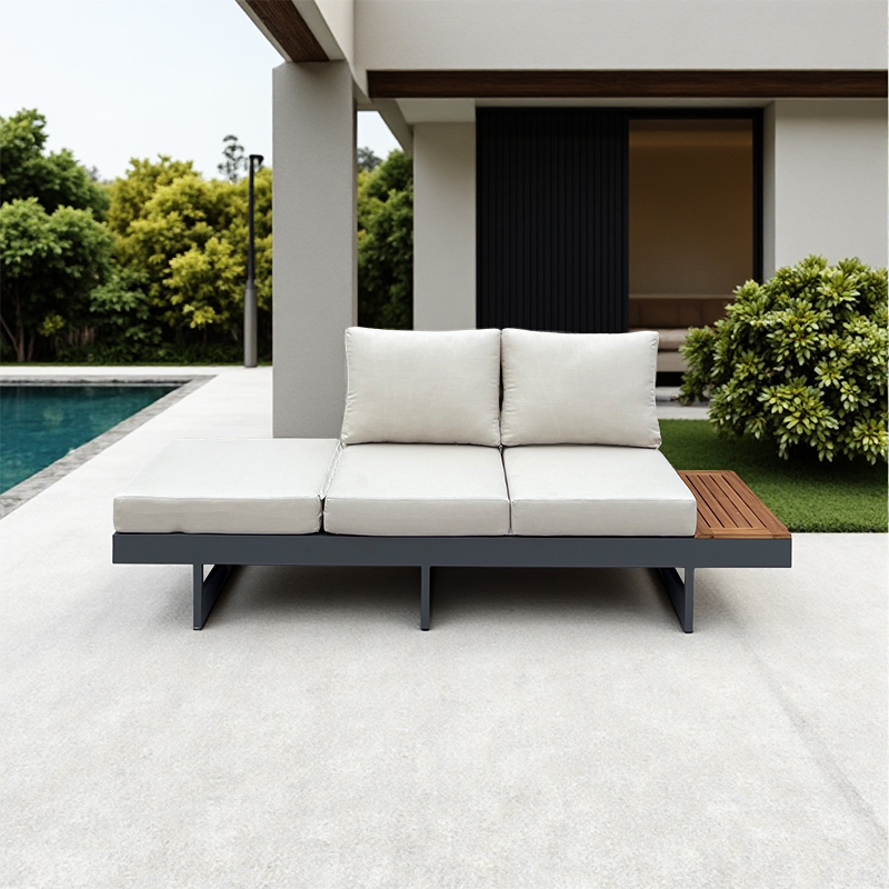 Modern Outdoor Teak Sofa Set G - Outdoor Furniture On Sale avis et prix