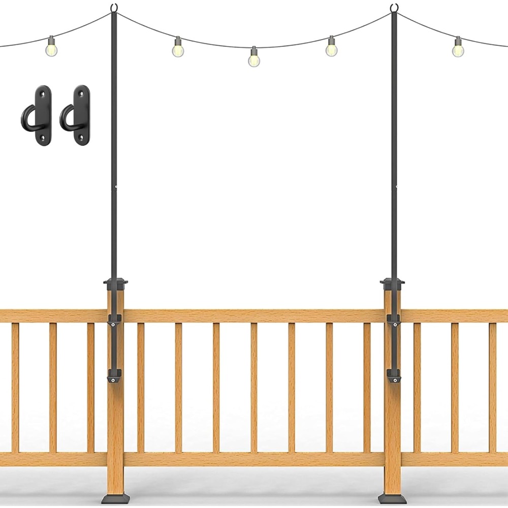 2 pack string light poles - st - Outdoor Furniture Set avis et prix