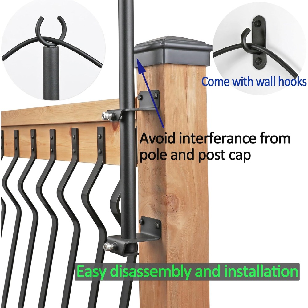 2 pack string light poles - st - Outdoor Furniture Set avis et prix