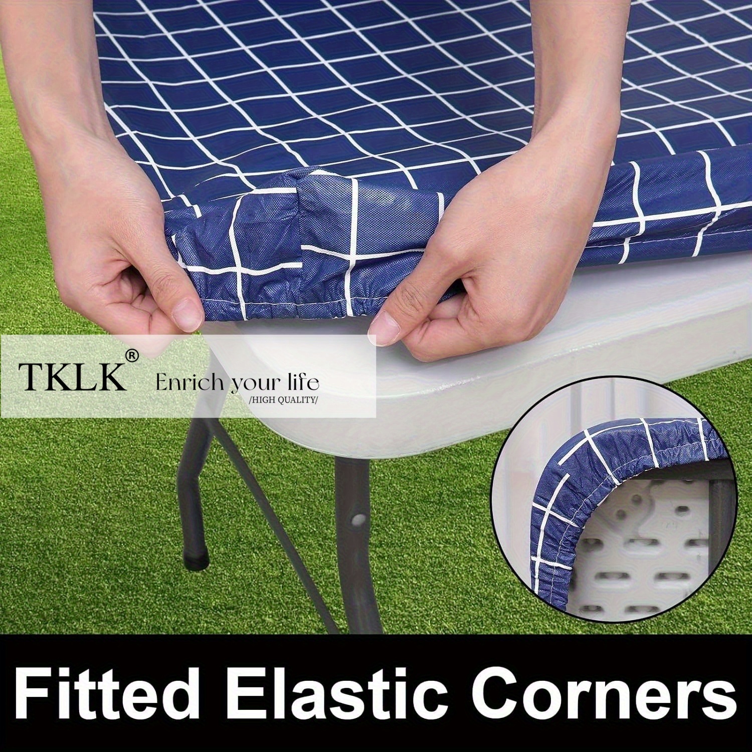 Rectangle Table Cloth, Elastic - Outdoor Furniture Sofa avis et prix