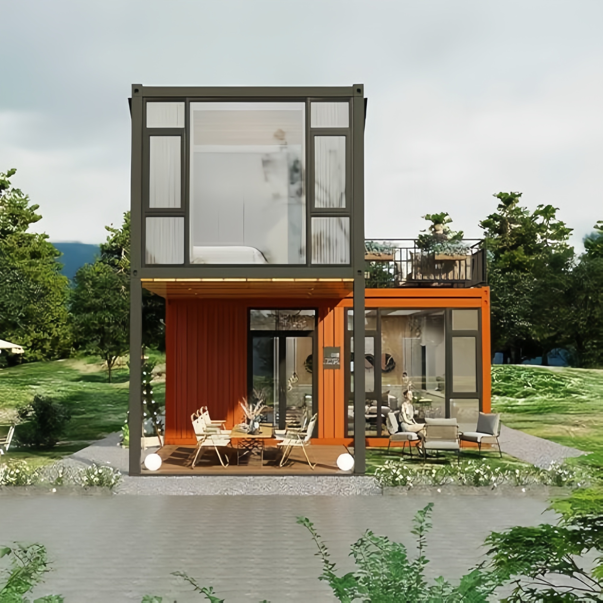 40FT Expandable Modular Prefab - Outdoor Furniture Kitchener avis et prix