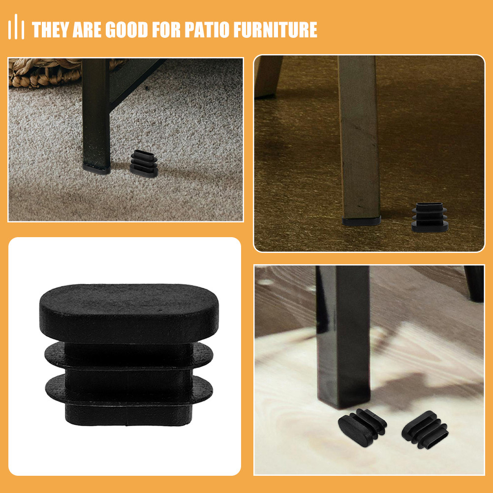 30Pcs Oval Plastic Table Chair - Outdoor Furniture Leg Protectors avis et prix