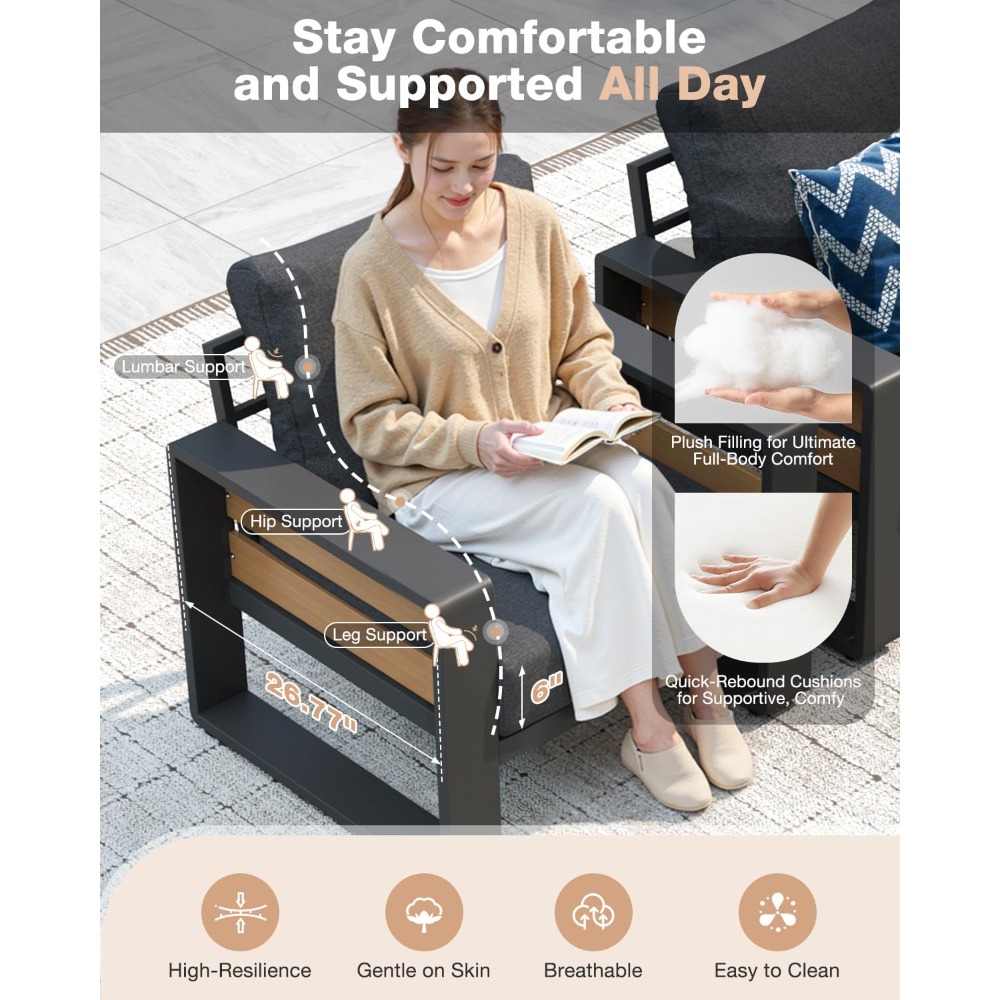 Aluminum Patio Furniture Set,  - Outdoor Furniture On Sale avis et prix