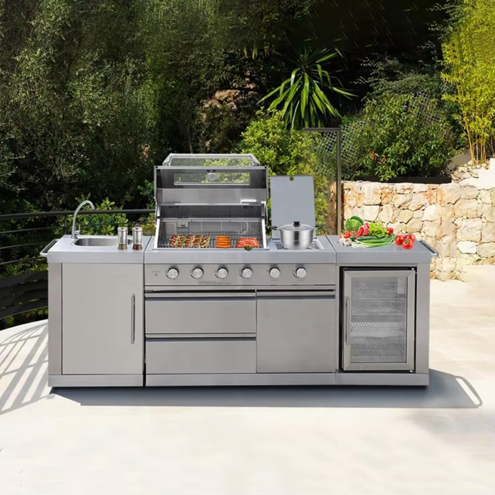 Outdoor Kitchen with Roof Cove - Outdoor Furniture Kitchener avis et prix