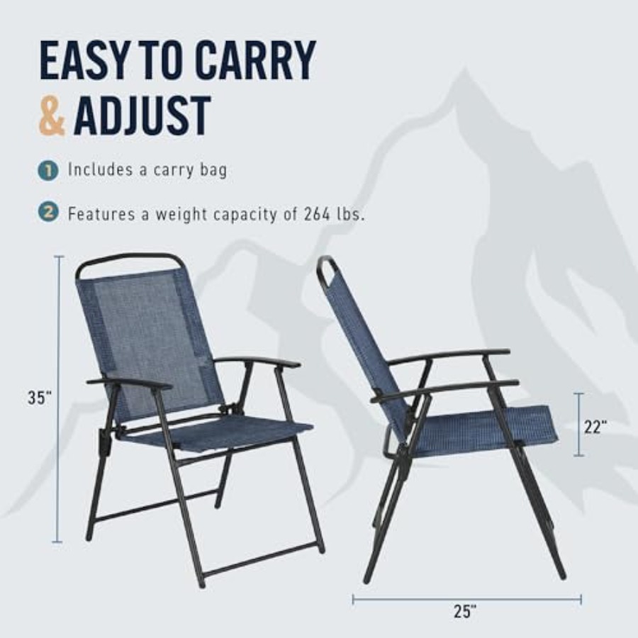 Trapper's Peak 3-Piece Folding - Outdoor Furniture Set avis et prix
