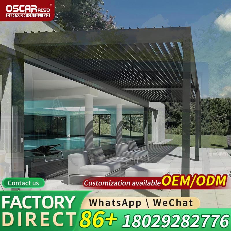 Rainproof Aluminum Louver Perg - Outdoor Furniture Prices avis et prix