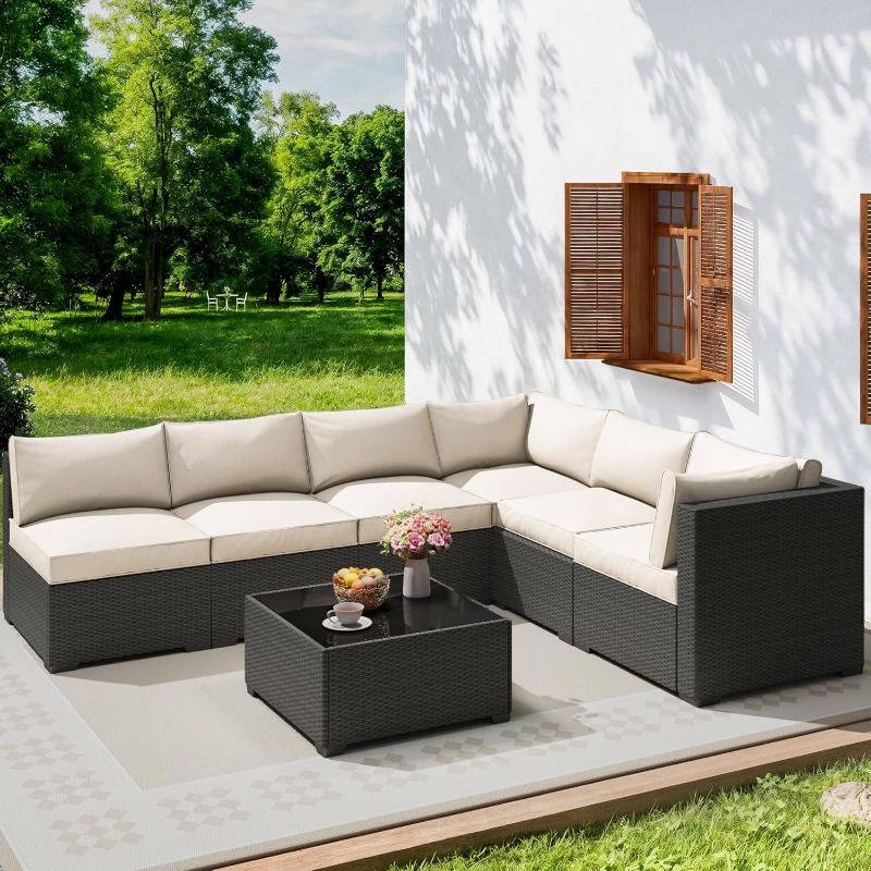 olimix 7 Piece Outdoor Patio F - Outdoor Furniture On Sale avis et prix