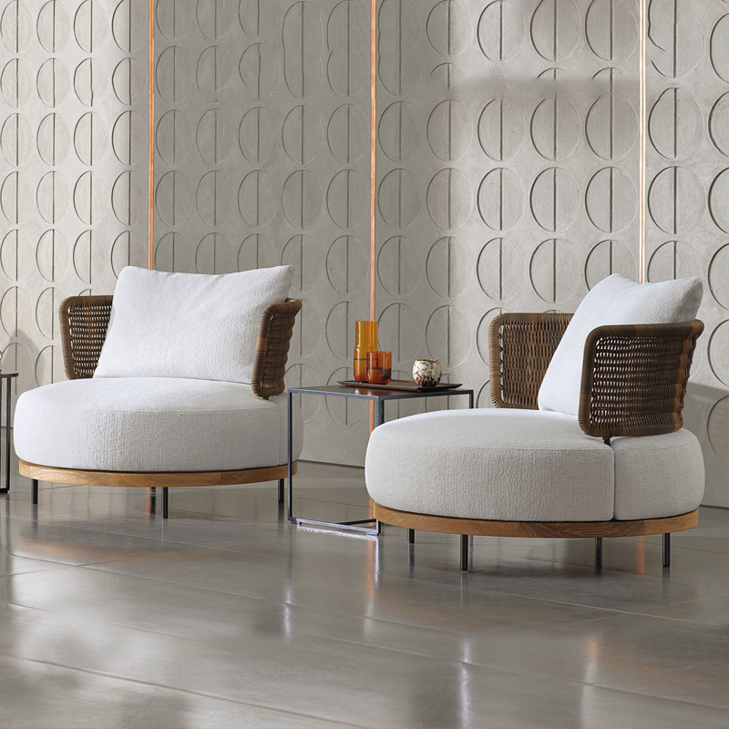 qw-Outdoor Sofa Patio Villa Te - Outdoor Furniture Teak avis et prix