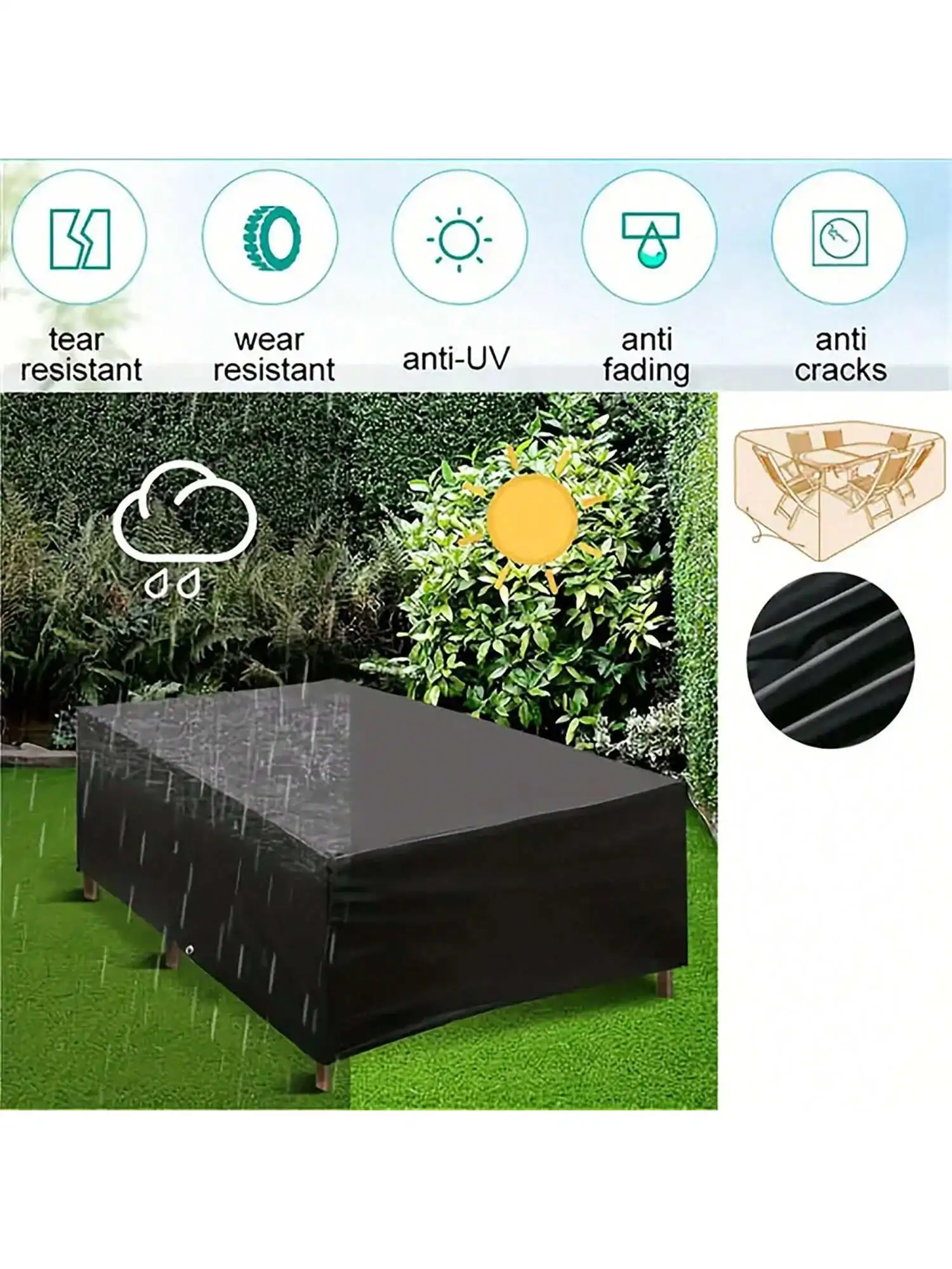 Multi-Size Outdoor Patio Garde - Outdoor Furniture Sofa avis et prix