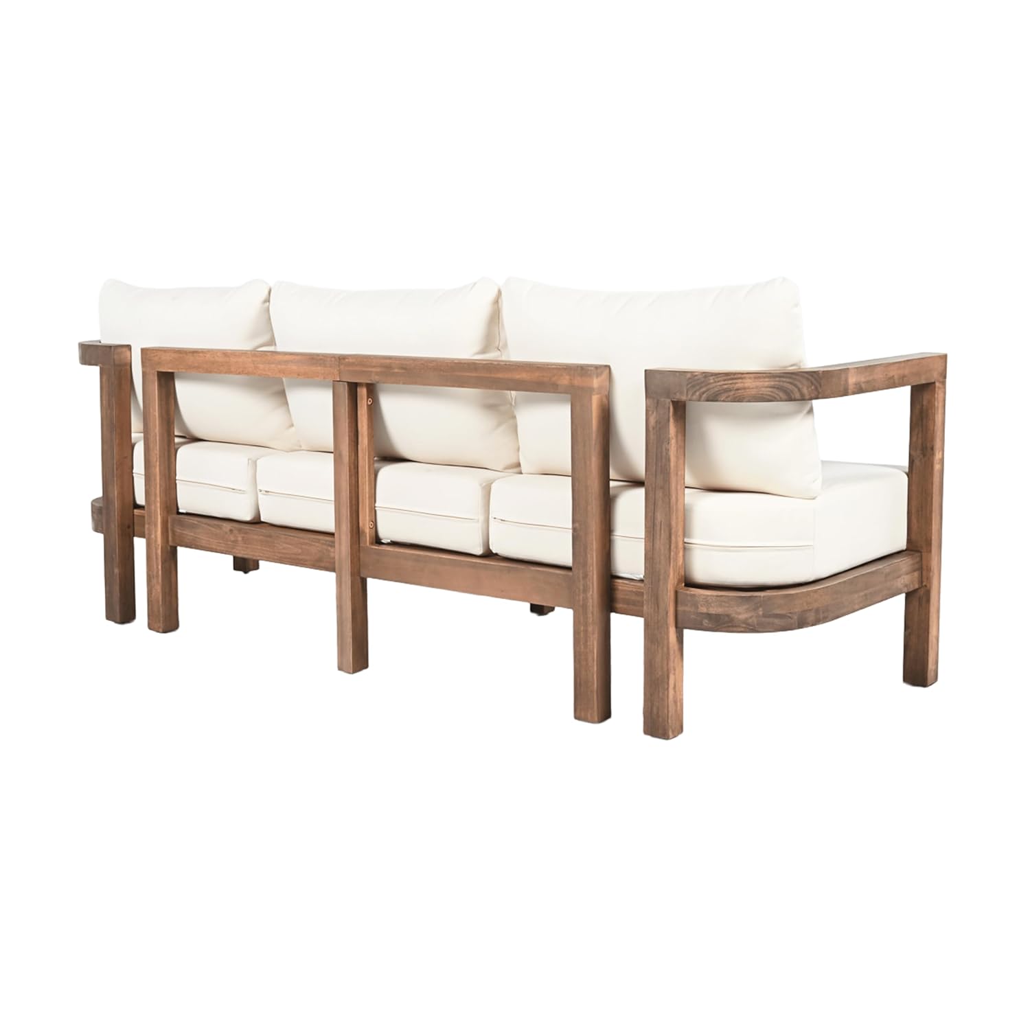 3 Seater Acacia Wood Outdoor S - Outdoor Furniture Japanese Style avis et prix