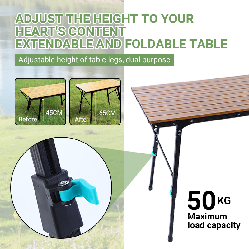 Adjustable Aluminum Alloy Tabl - Outdoor Furniture Warehouse avis et prix