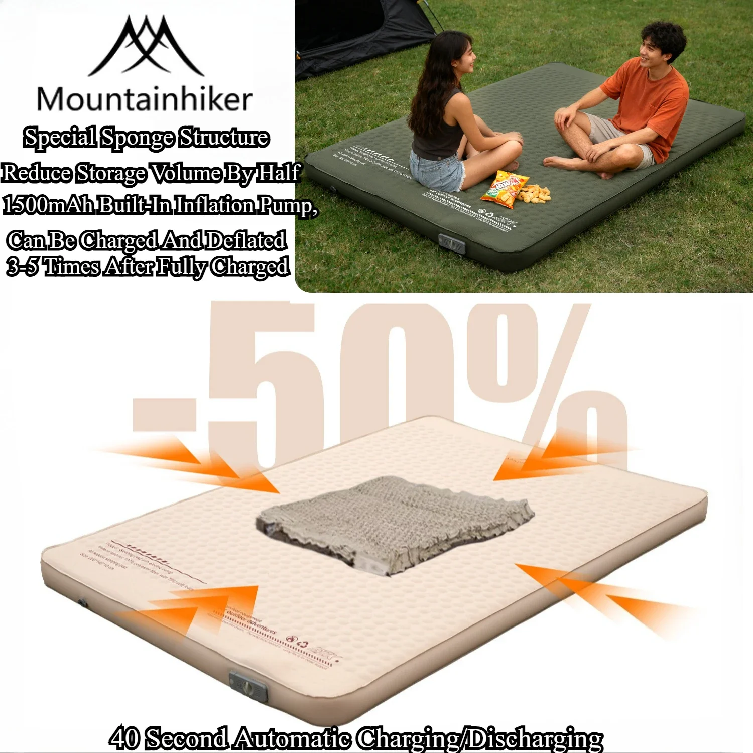 Thickened Sponge Pad, Portable - Outdoor Furniture Small avis et prix