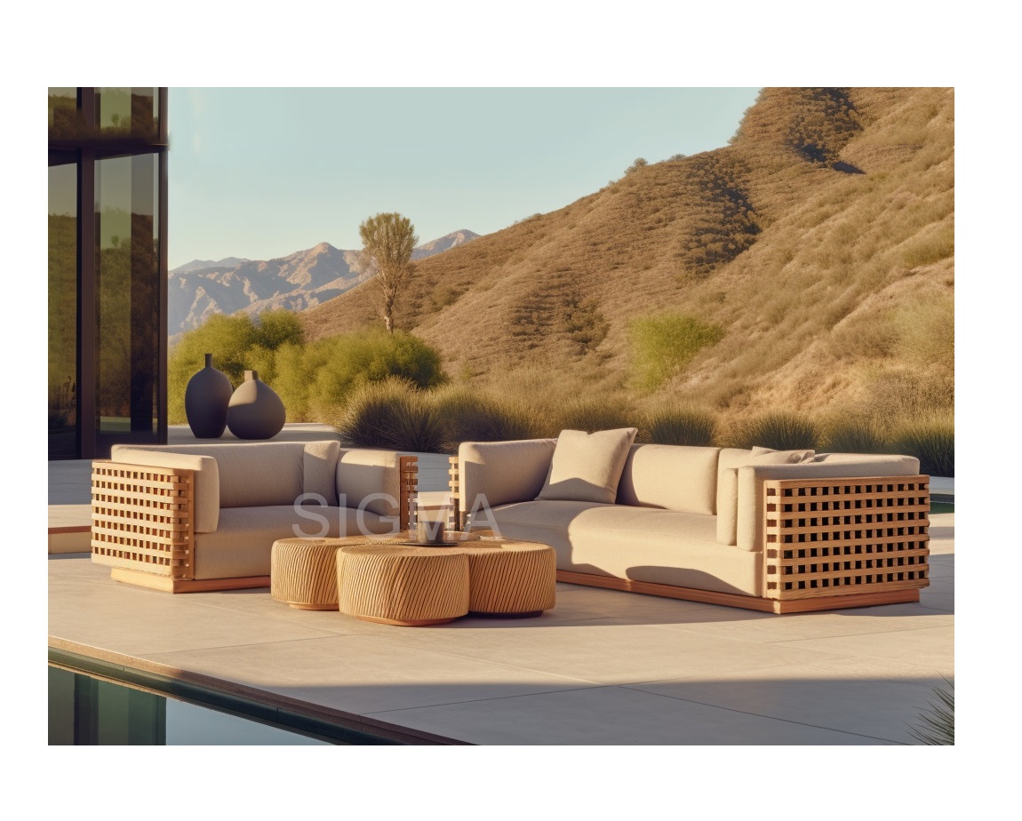Sigma Teak Sofa Outdoor Furnit - Outdoor Furniture Teak avis et prix
