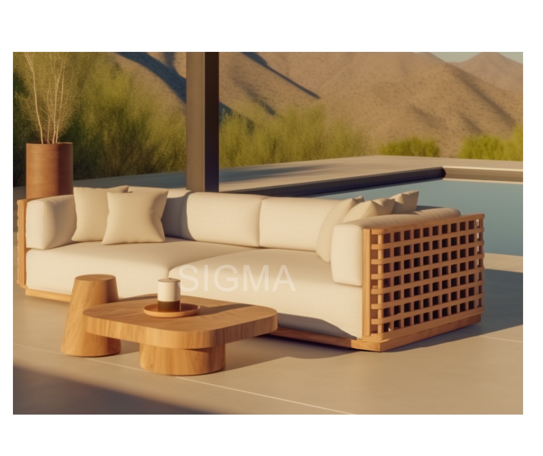 Sigma Teak Sofa Outdoor Furnit - Outdoor Furniture Teak avis et prix
