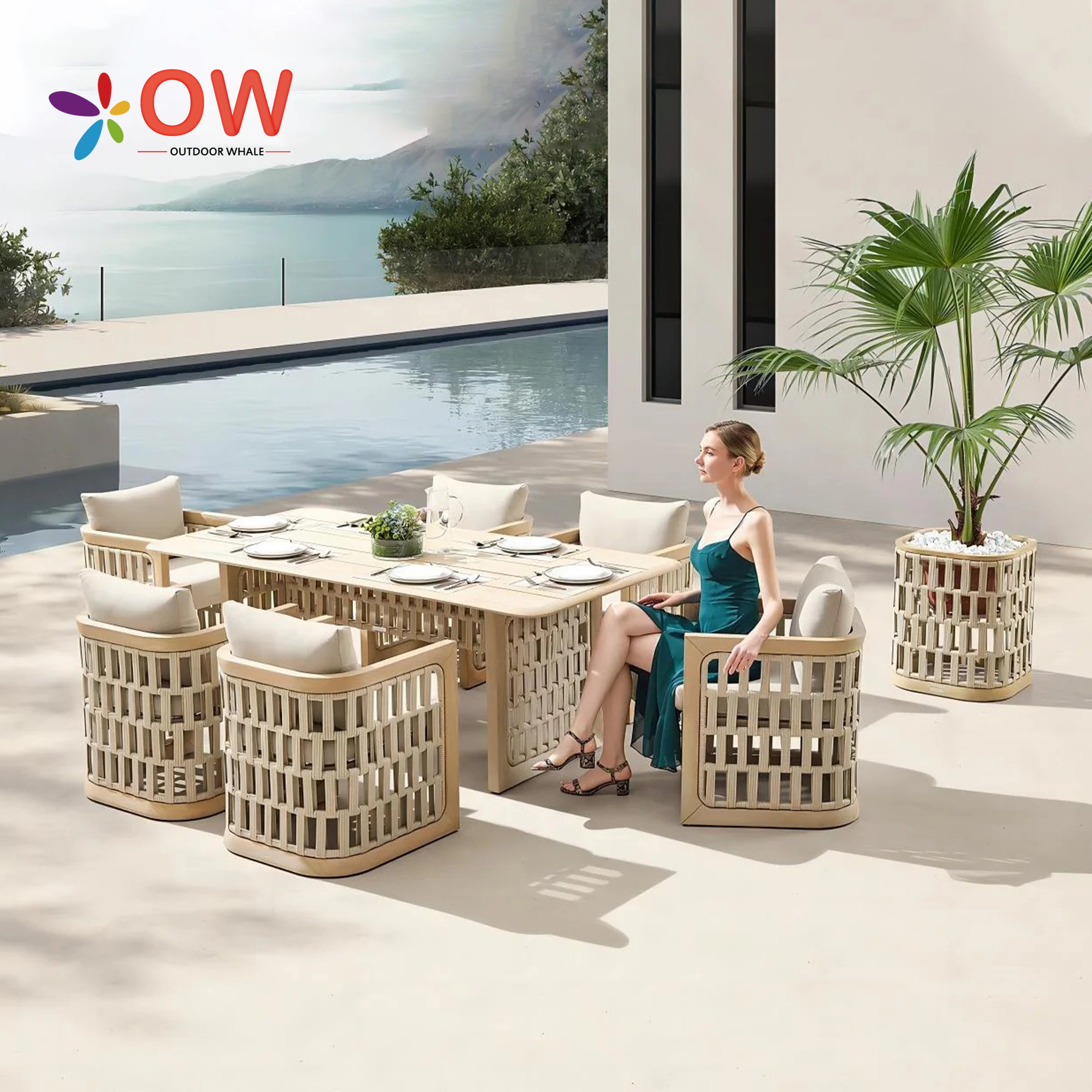 Modern Dining Table Set For Ho - Outdoor Furniture Teak avis et prix