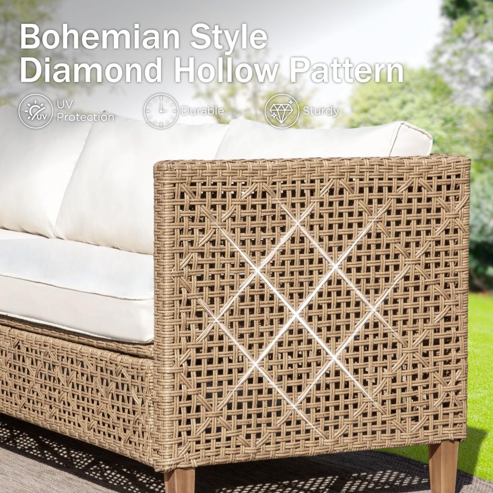 Outdoor Sectional Couch, Wicke - Outdoor Furniture Small avis et prix