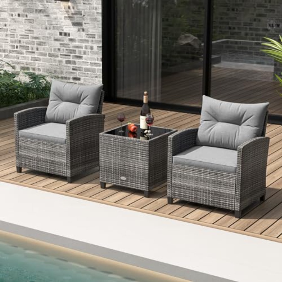 KOTEK 3 Piece Patio Furniture  - Outdoor Furniture Set avis et prix