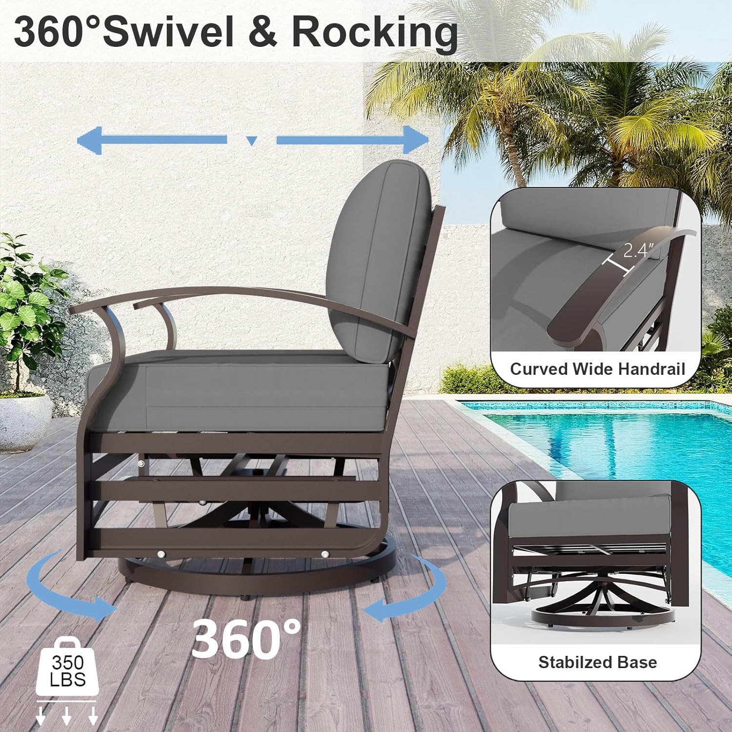 Aluminum Patio Furniture Set w - Outdoor Furniture On Sale avis et prix