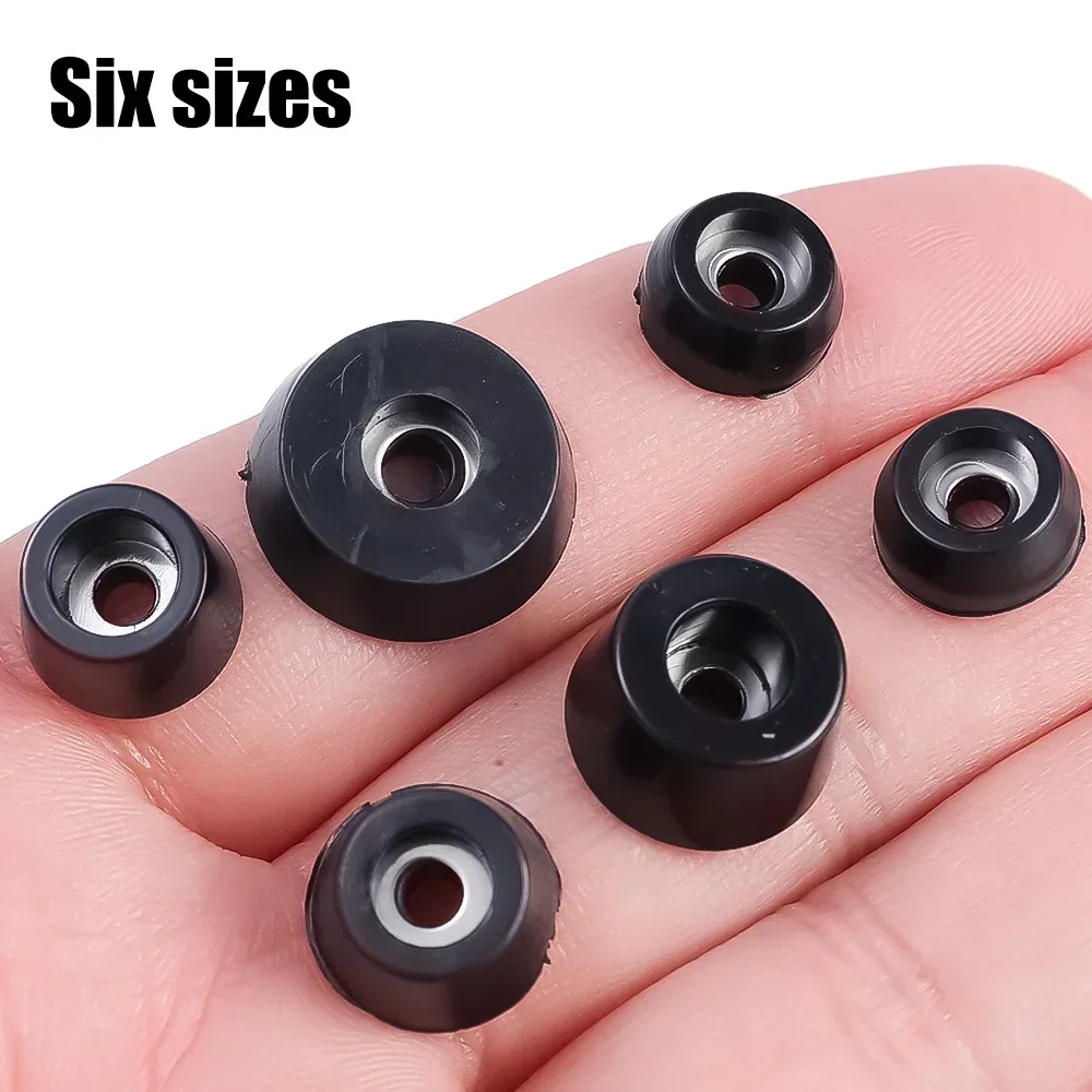 80/8Pcs Black Rubber Feet Pads - Outdoor Furniture Leg Protectors avis et prix
