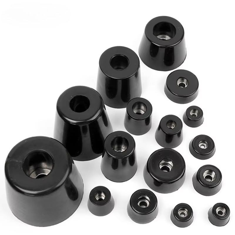 80/8Pcs Black Rubber Feet Pads - Outdoor Furniture Leg Protectors avis et prix