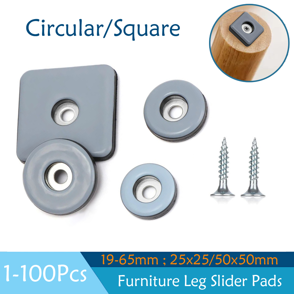 1-100Pcs Furniture Leg Slider  - Outdoor Furniture Leg Protectors avis et prix