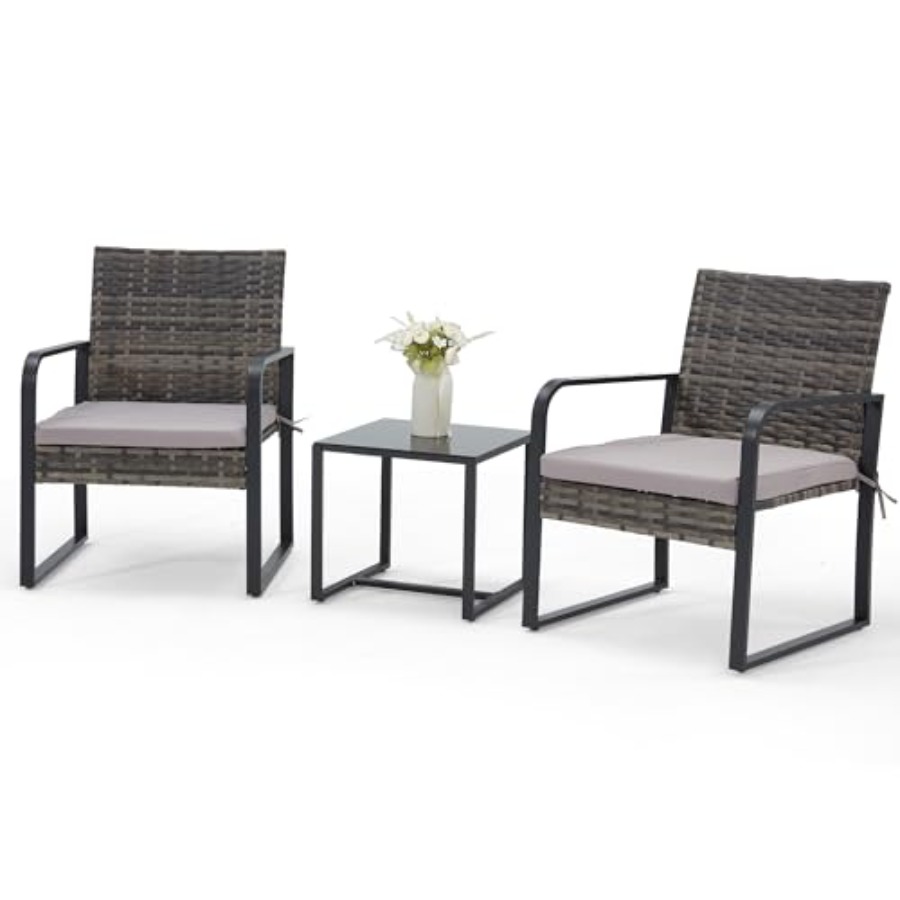 Bezseller 3 Piece Outdoor Pati - Outdoor Furniture Set avis et prix