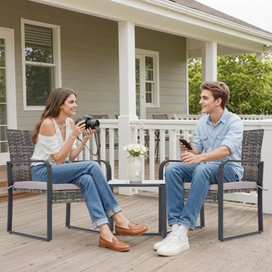 Bezseller 3 Piece Outdoor Pati - Outdoor Furniture Set avis et prix