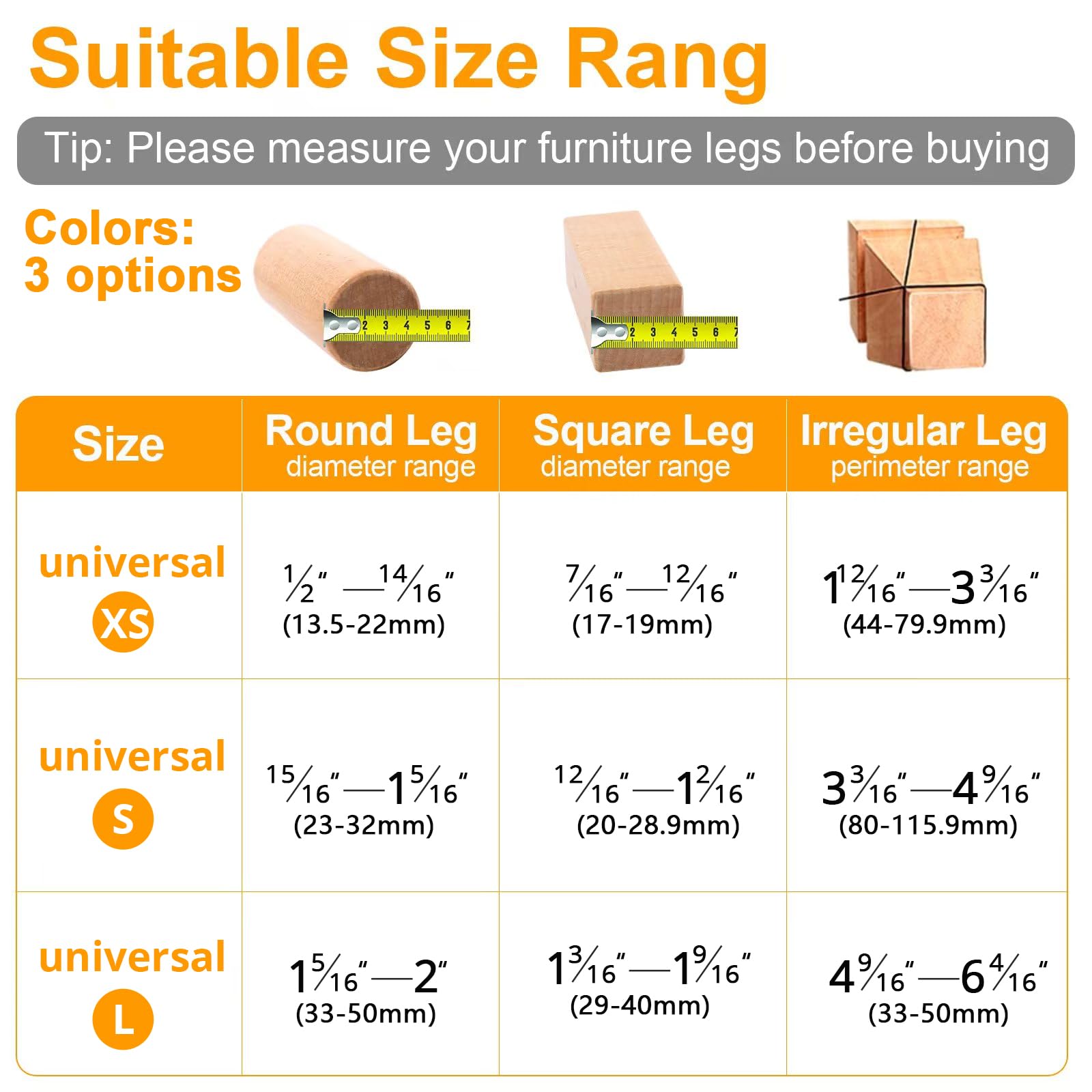 16/4pcs Chair Leg Caps Silicon - Outdoor Furniture Leg Protectors avis et prix