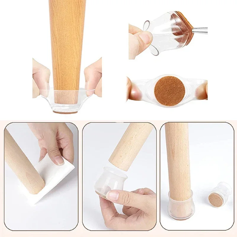 16/4pcs Chair Leg Caps Silicon - Outdoor Furniture Leg Protectors avis et prix