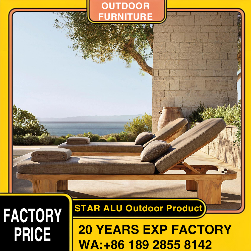Custom Teak Wood Patio Lounger - Outdoor Furniture Teak avis et prix