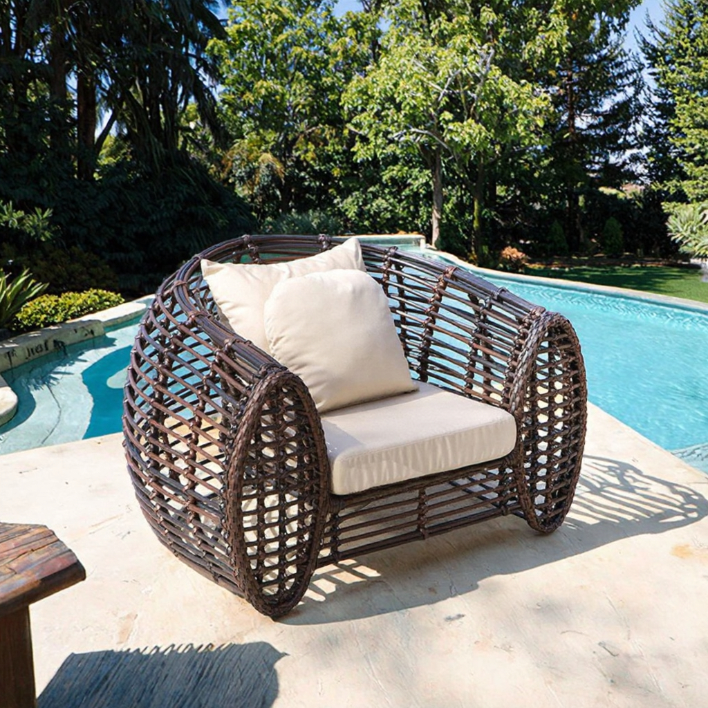 Modern Durable Wicker Outdoor  - Outdoor Furniture Japanese Style avis et prix